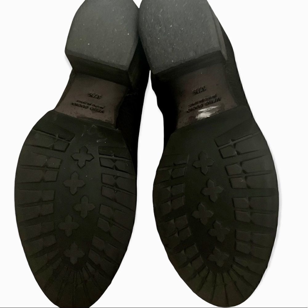 Bryan Blake Black Pebbled Leather Ankle Booties 37.5 - Picture 11 of 13